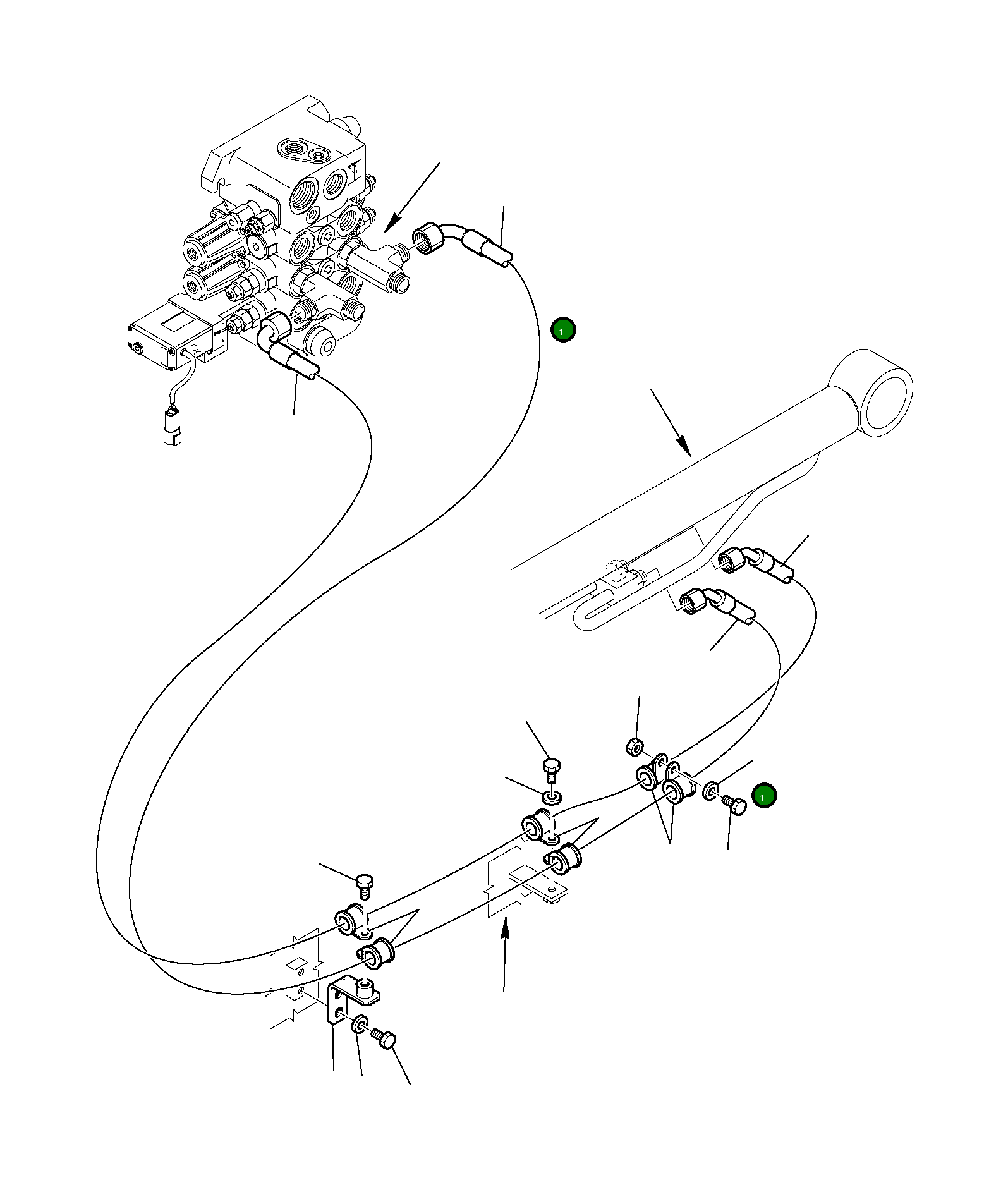 Шланг 395-62-14680 Komatsu