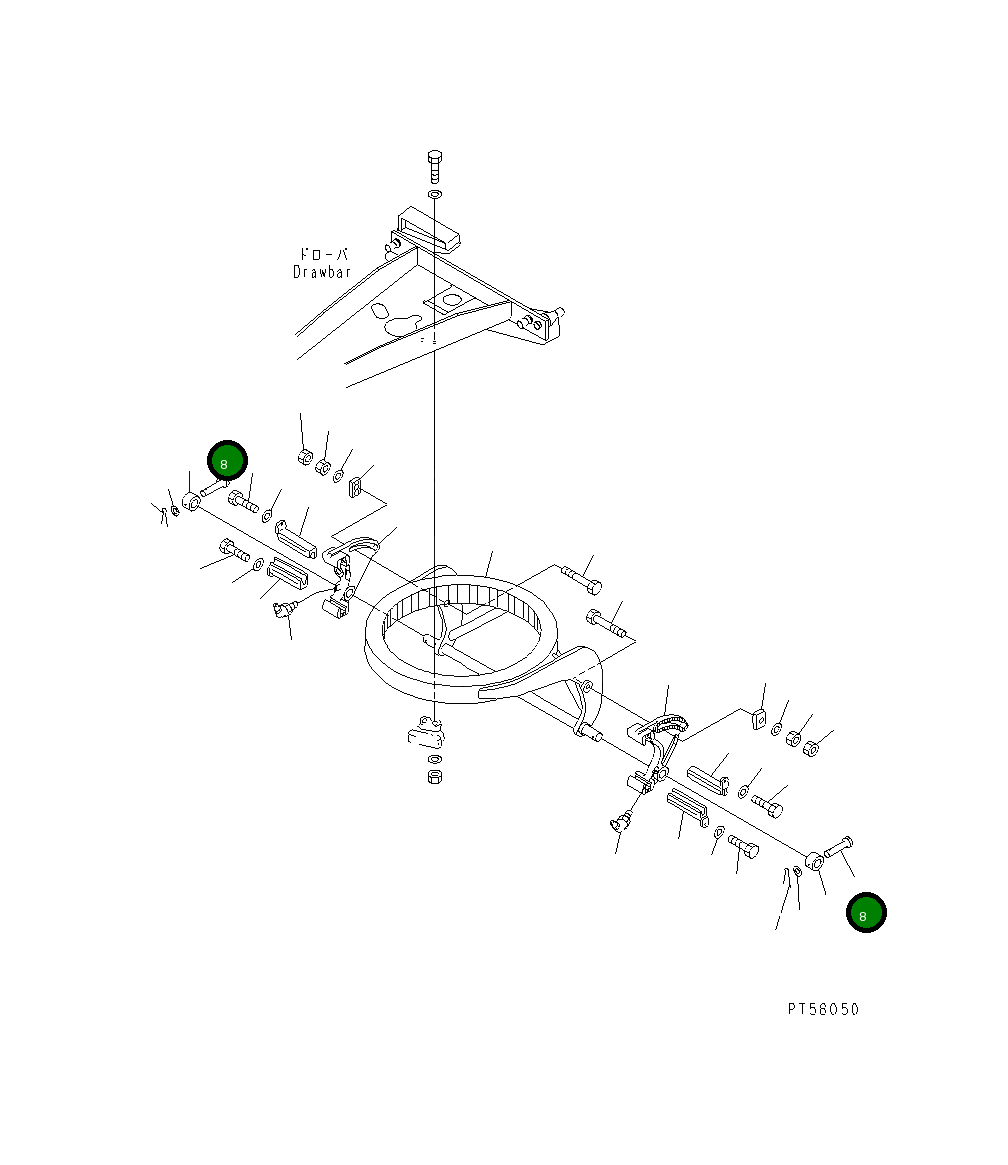 Втулка 23E-70-13230 Komatsu