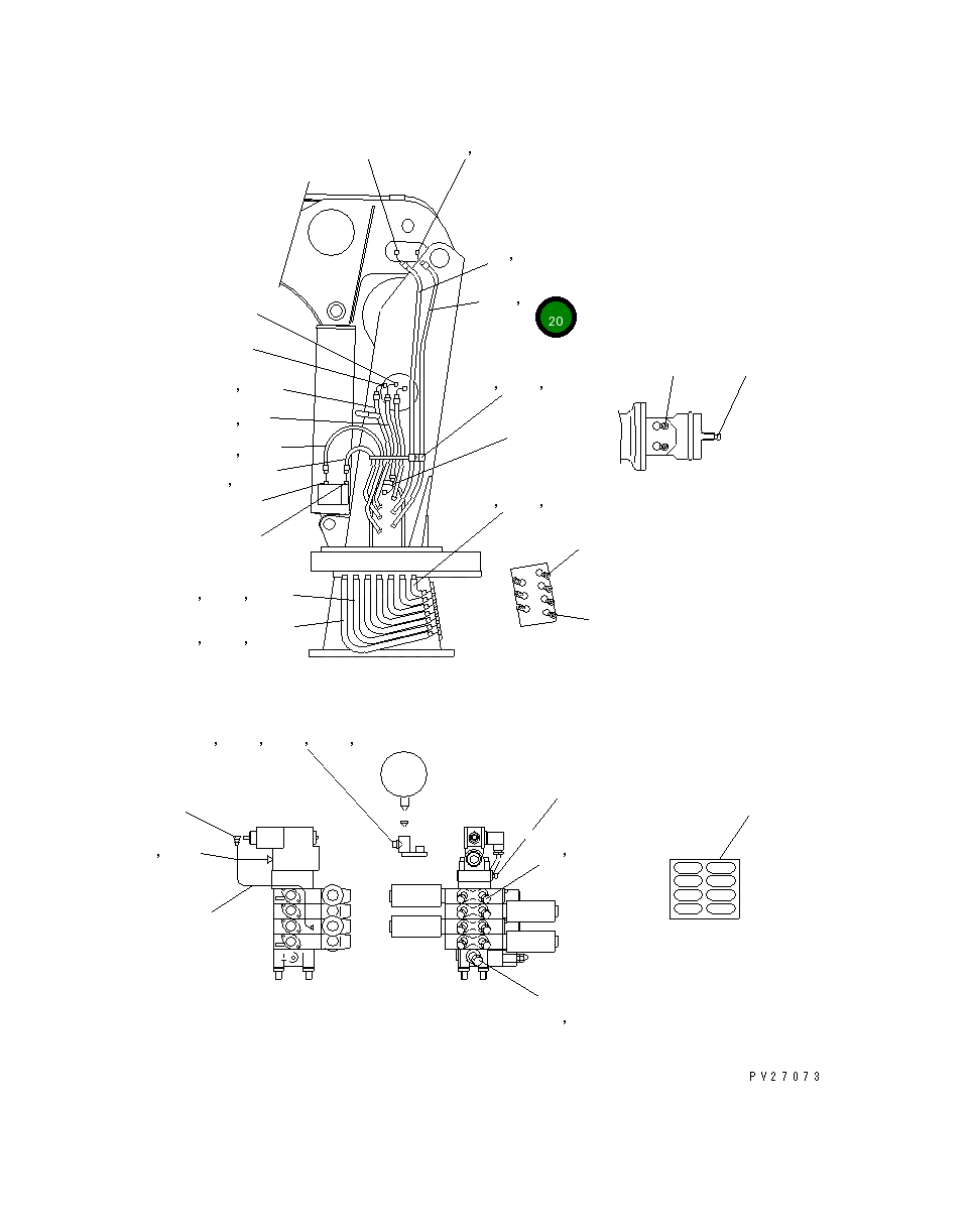 Шланг UN786503107 Komatsu