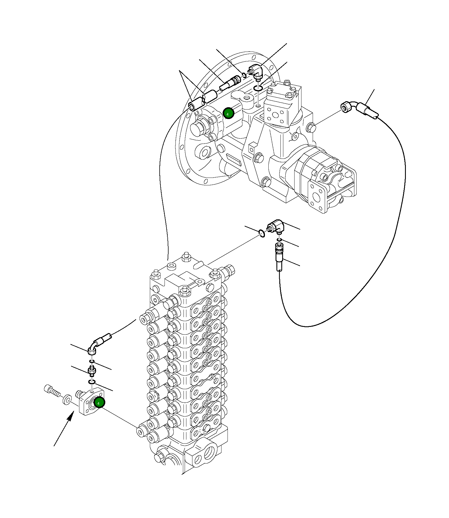 Шланг 226-09-11520 Komatsu