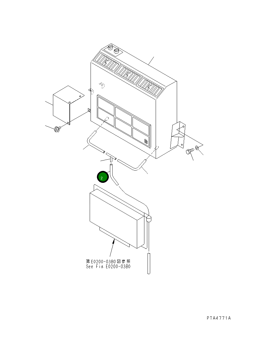 Шланг 21W-978-2240 Komatsu