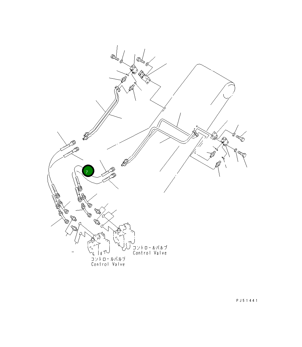 Шланг 230-09-03085 Komatsu