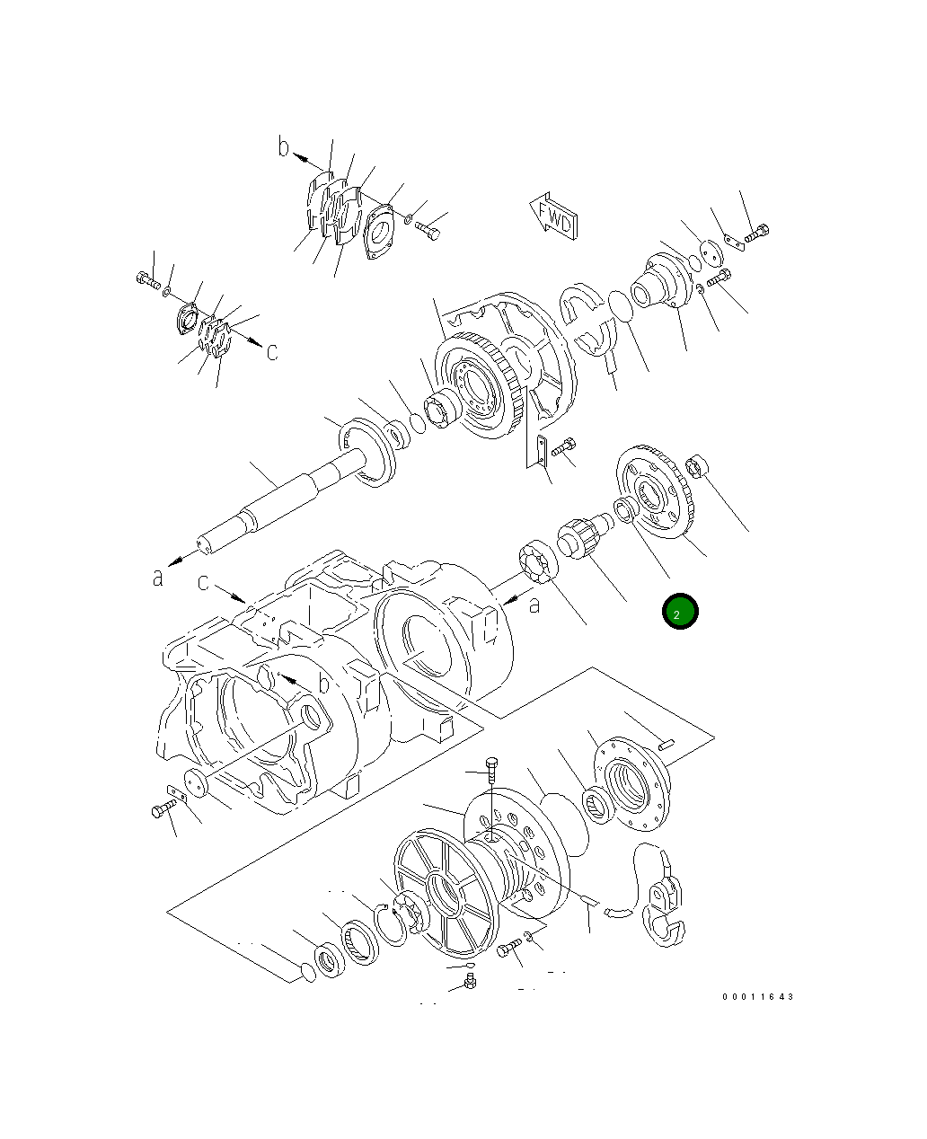 Втулка 101-Z61-1511 Komatsu
