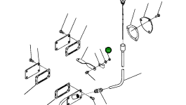 Гайка (M8x1.25) 1304 993 H1 Komatsu