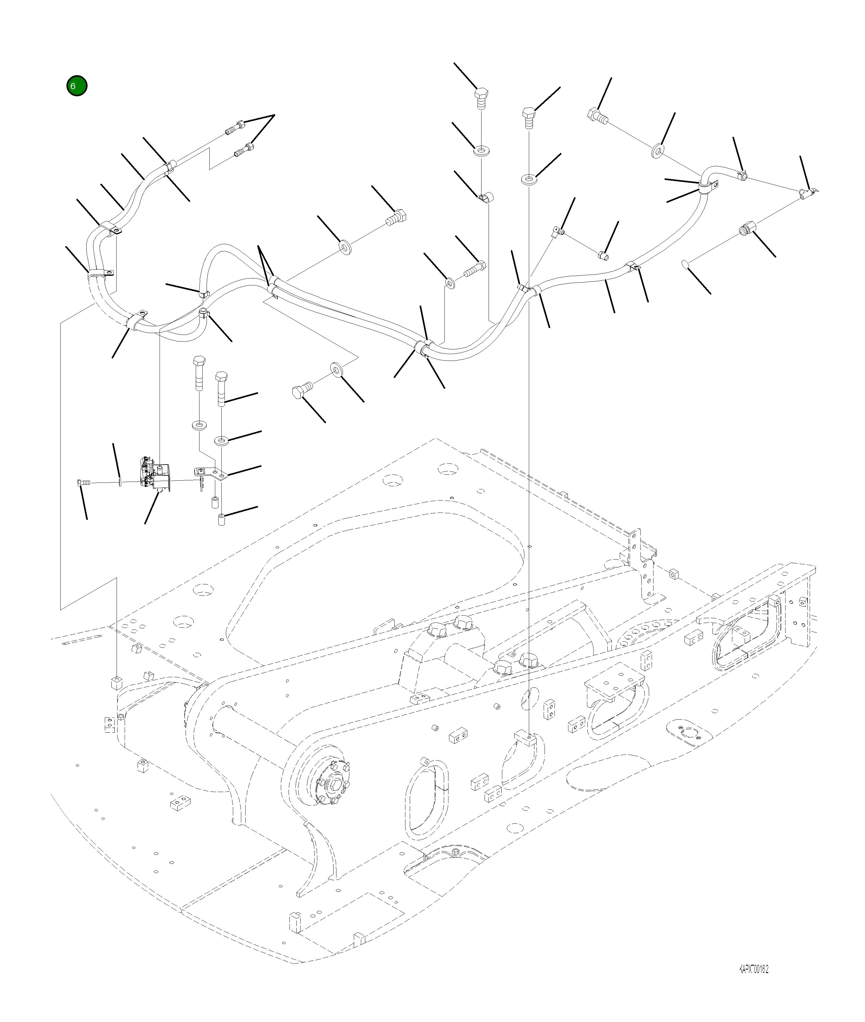 Шланг 4A1-979-2671 Komatsu
