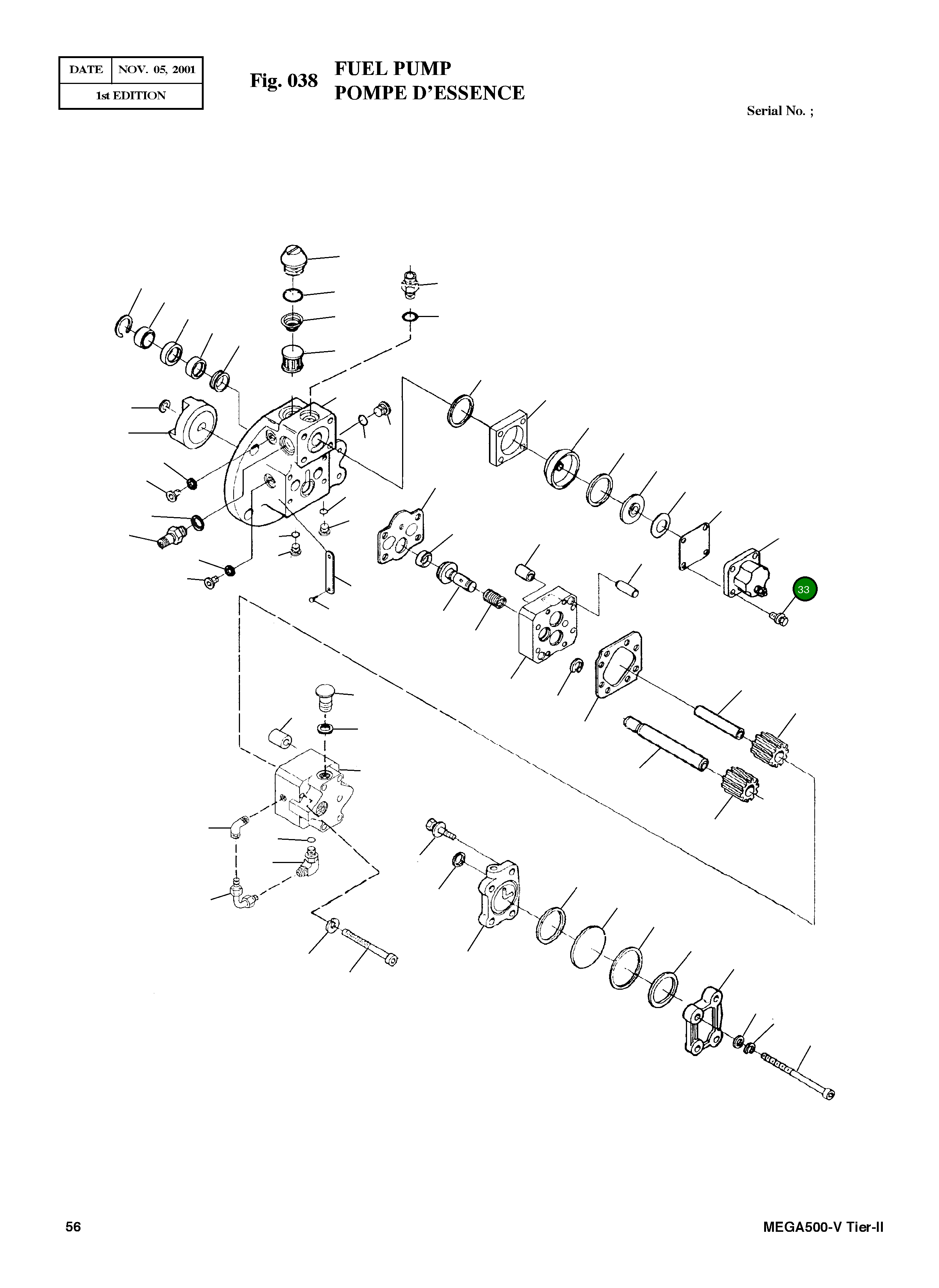 Винт 3065944 Komatsu