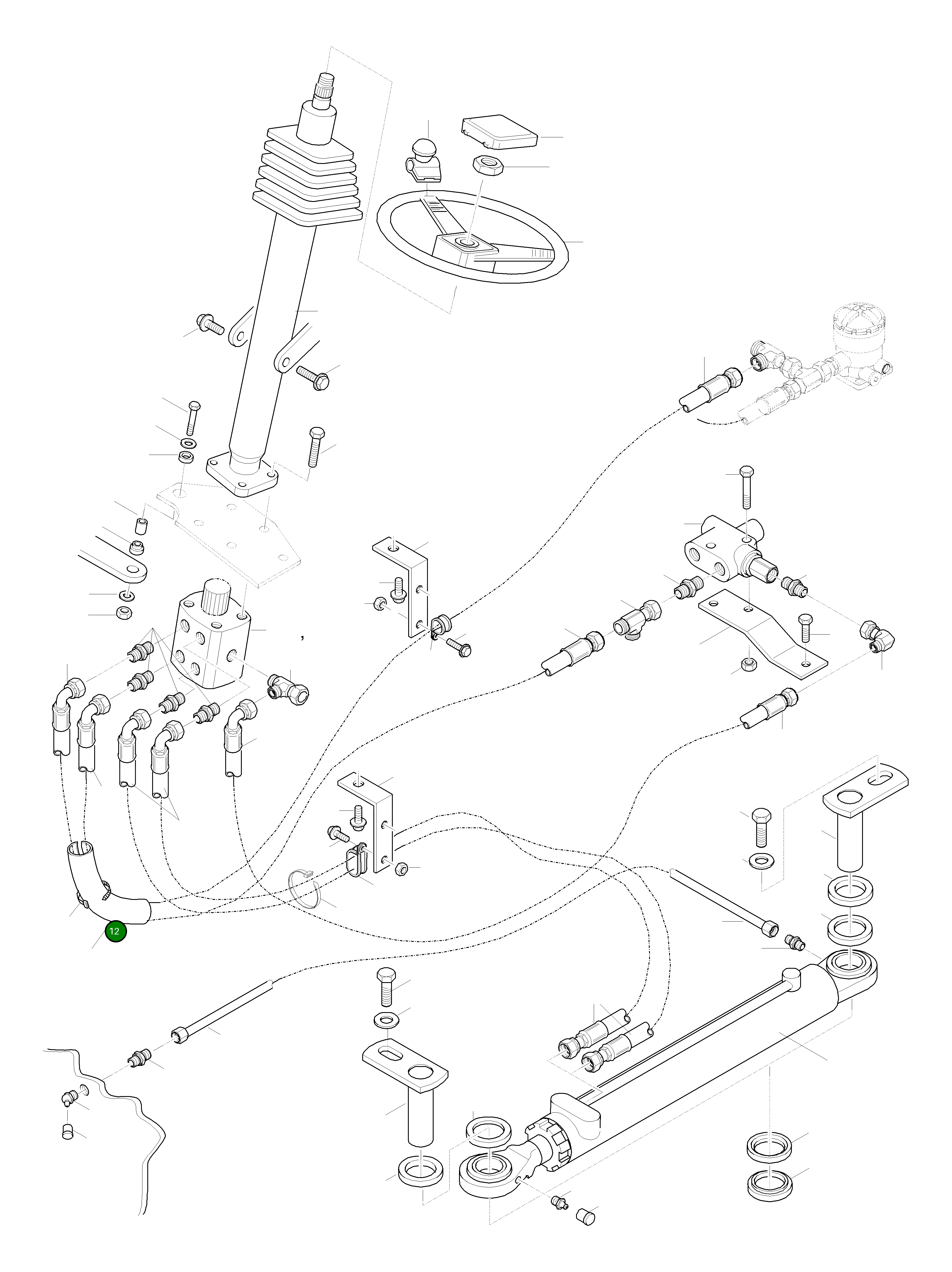 Шланг 42T-09-H0690 Komatsu