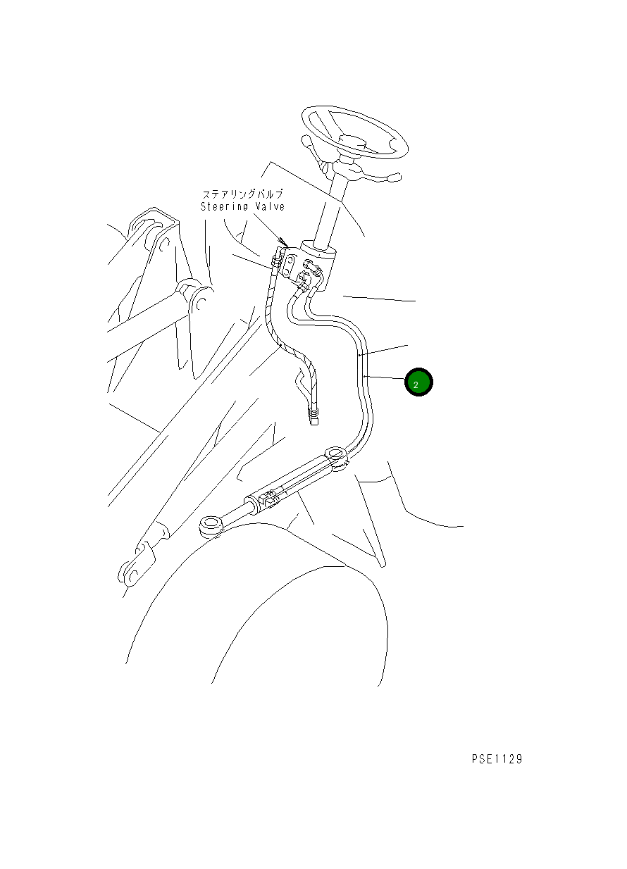 Шланг 361-62-21170 Komatsu