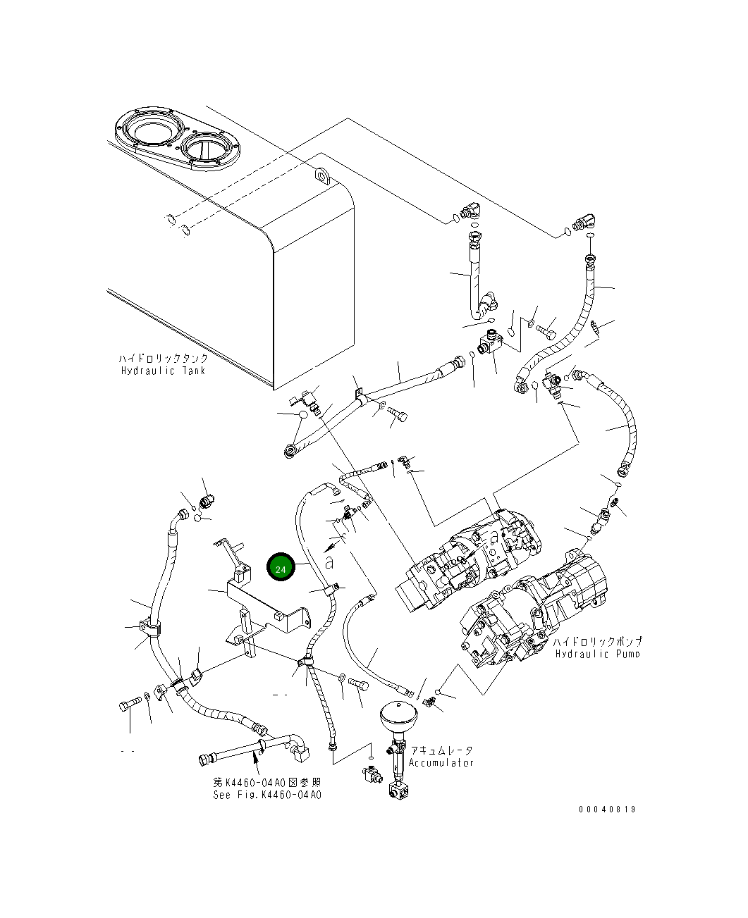 Шланг 423-62-41581 Komatsu