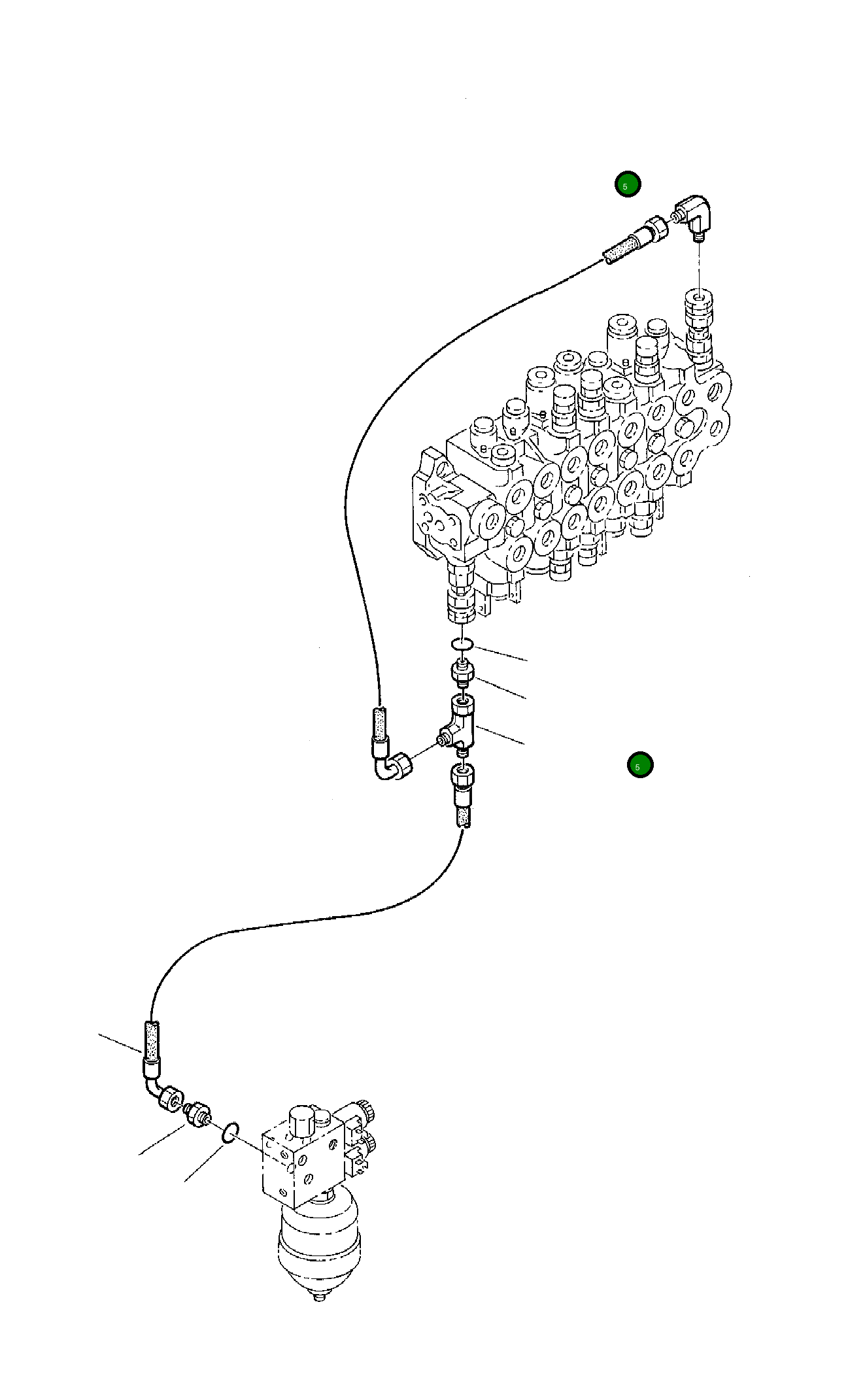 Шланг 392374003 Komatsu