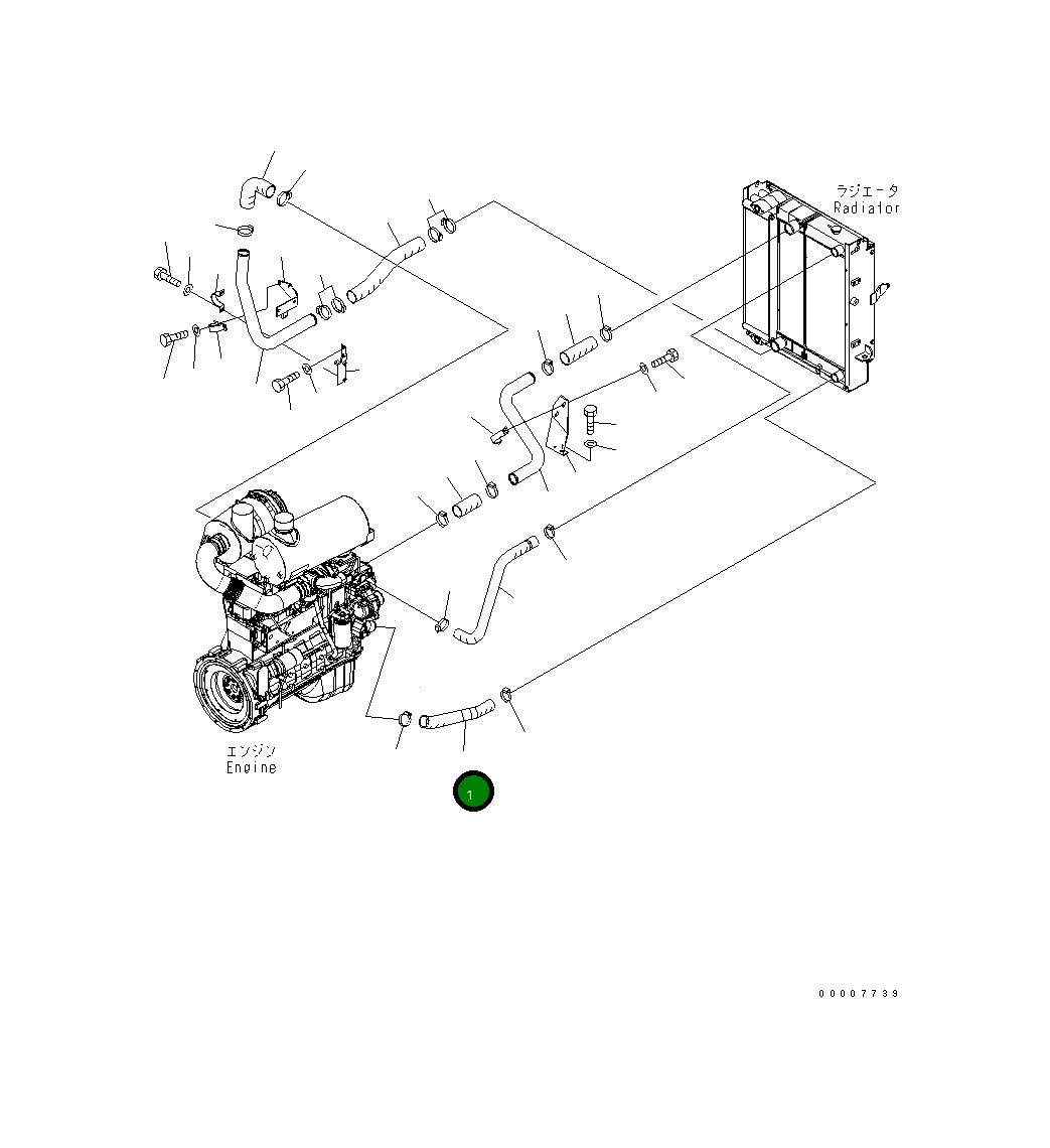 Шланг 419-03-32110 Komatsu