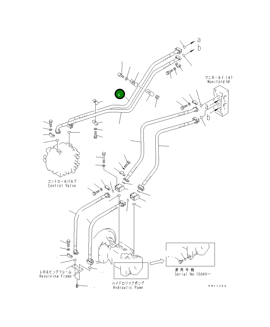 Шланг 22S-62-12422 Komatsu