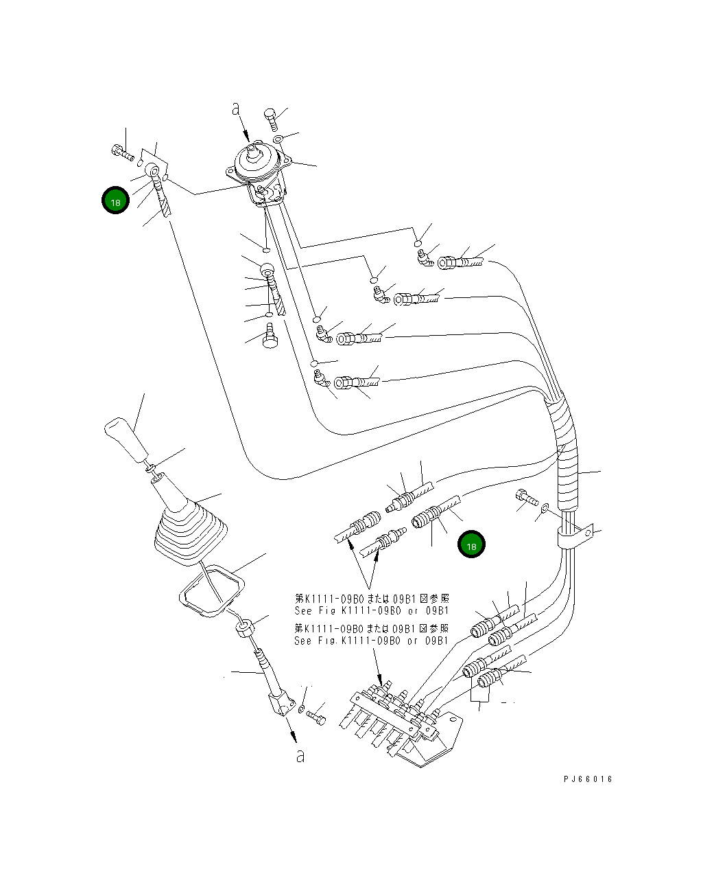 Шланг 21U-62-38240 Komatsu