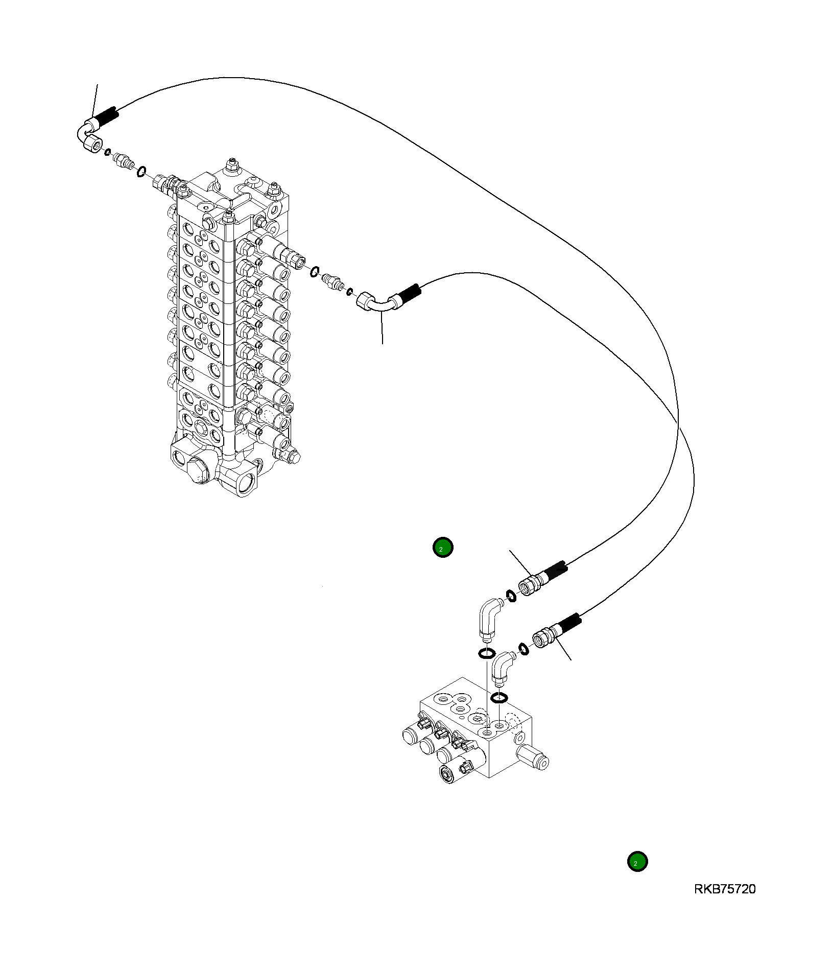 Шланг 22E-62-22470 Komatsu