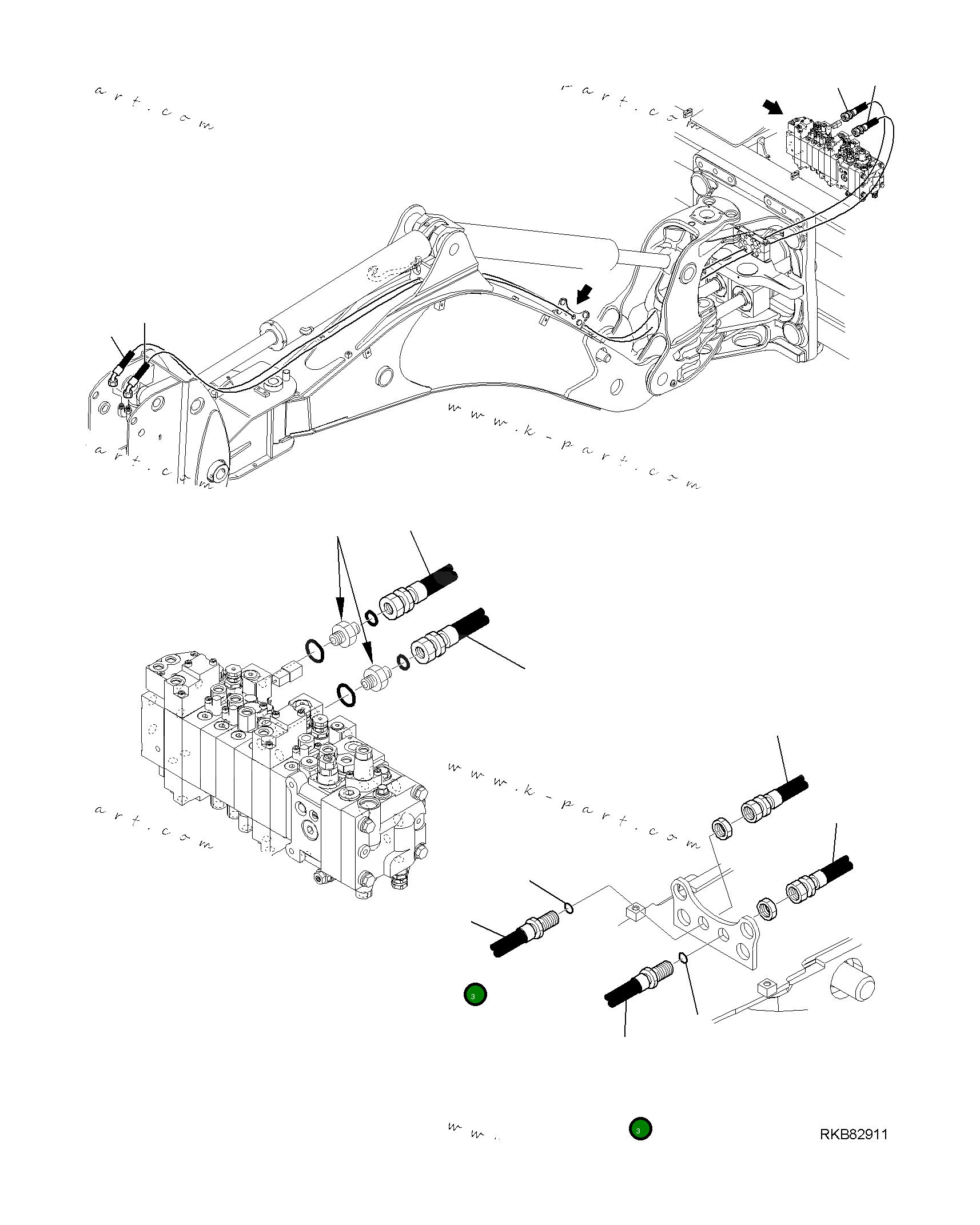 Шланг 42N-62-18351 Komatsu
