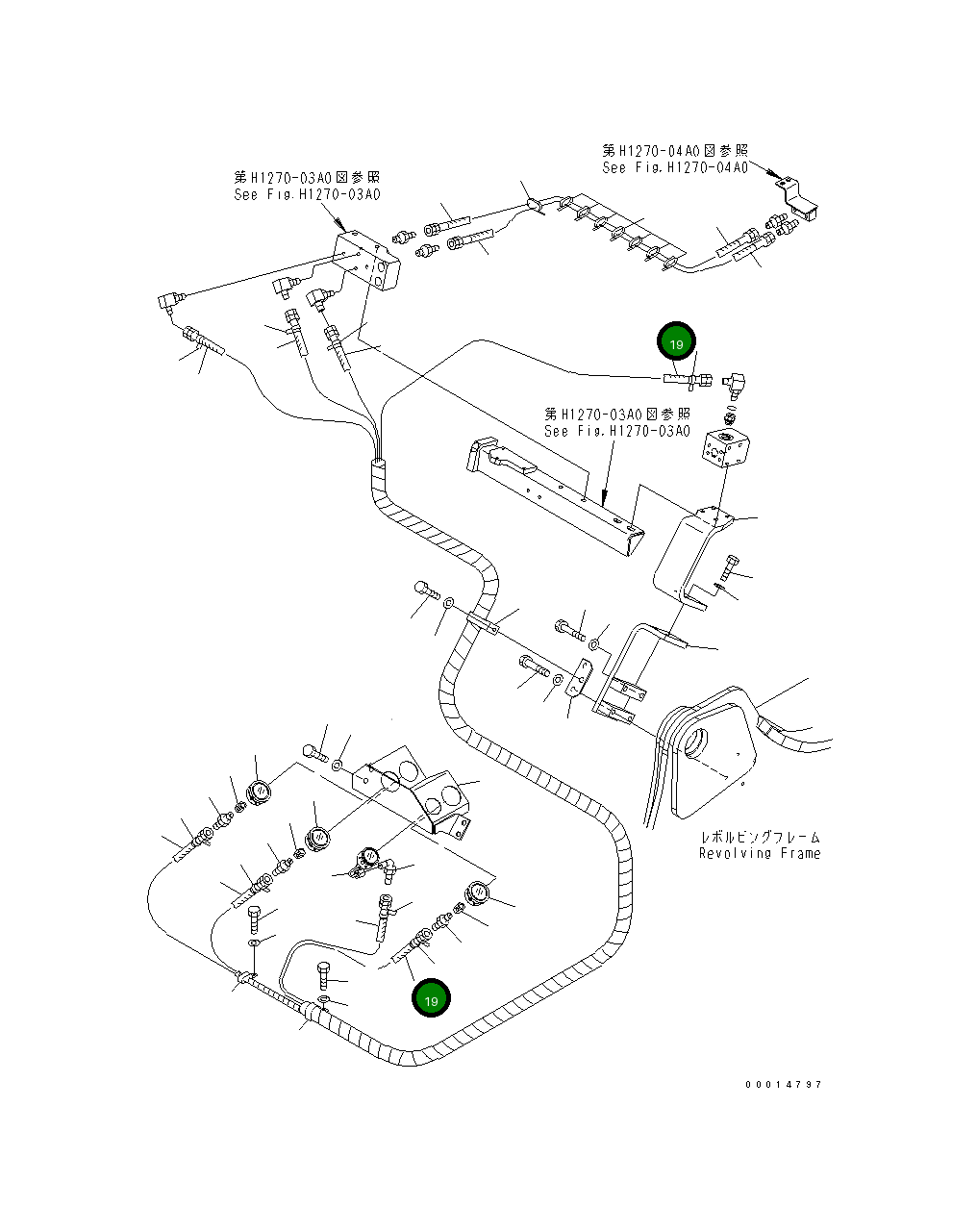 Шланг 22S-62-81530 Komatsu