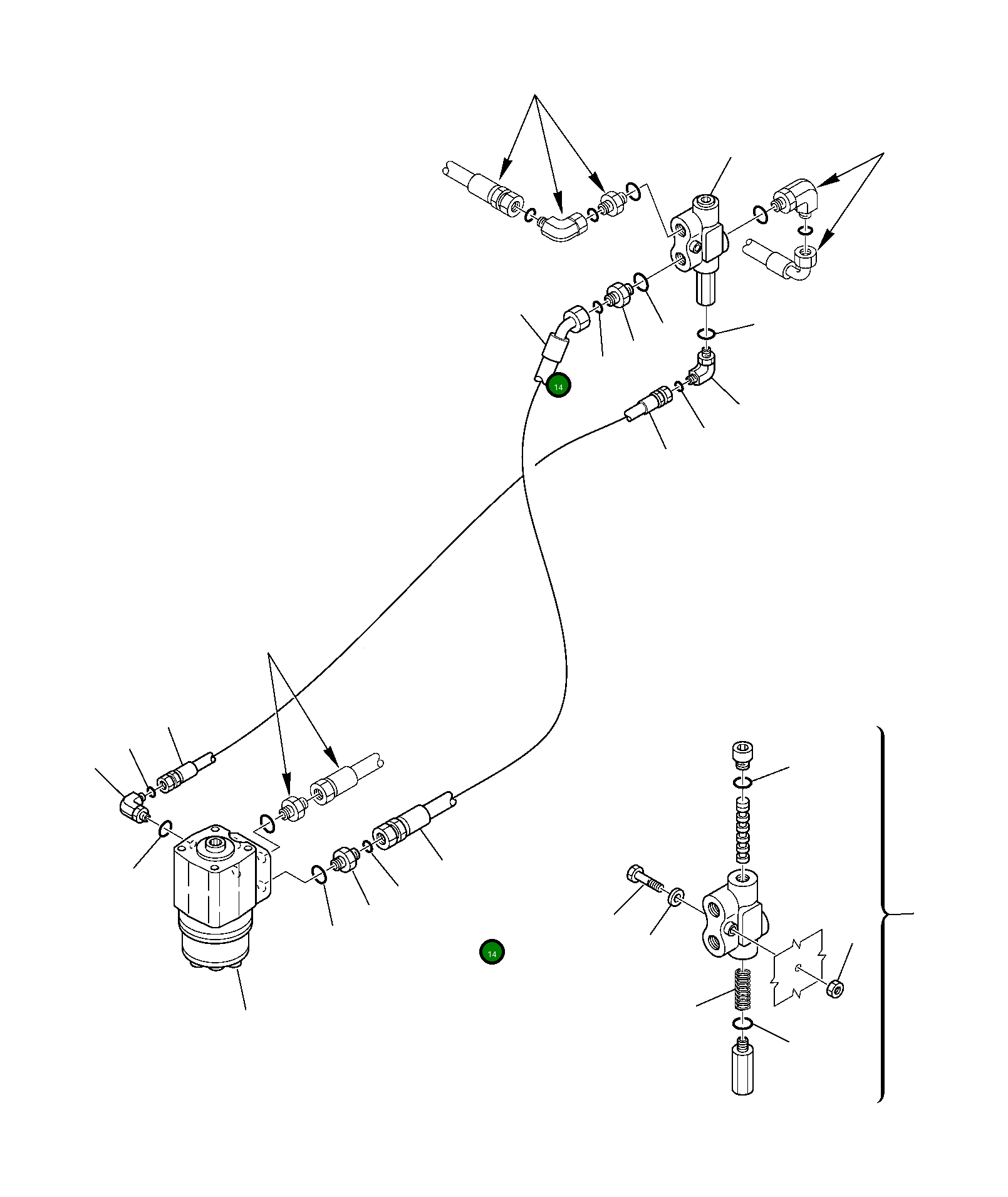 Шланг 226-09-11770 Komatsu
