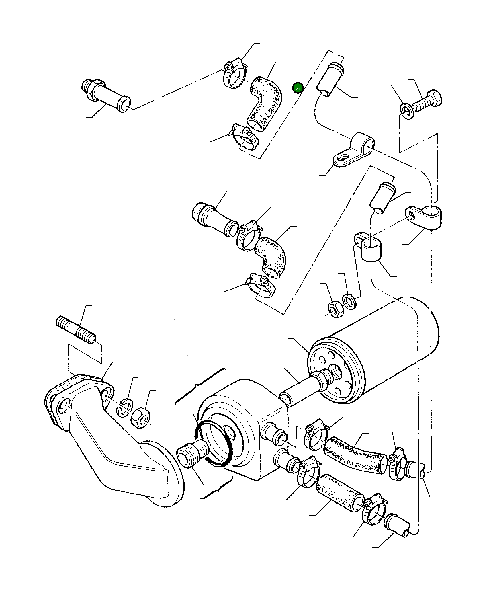 Шланг P3482A012 Komatsu