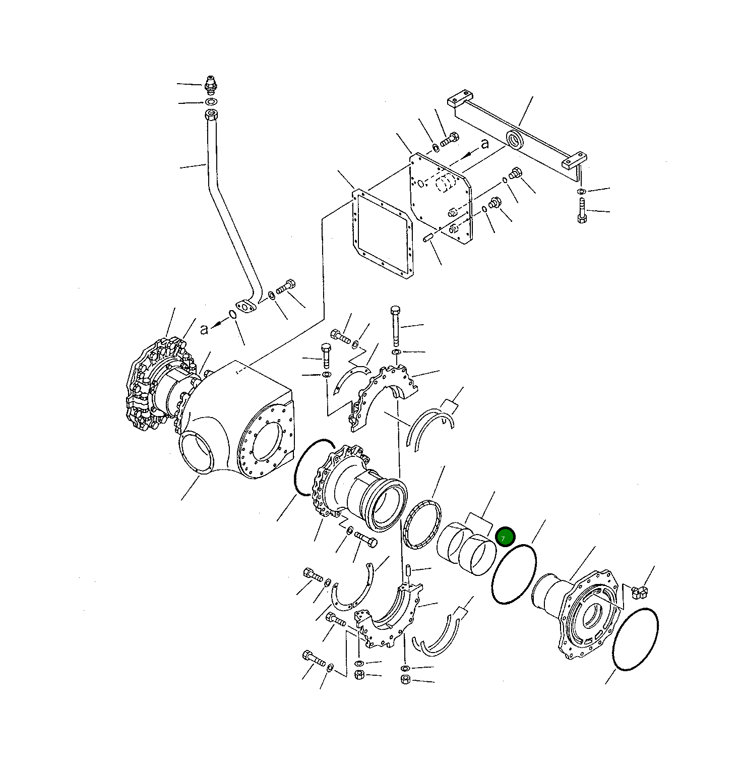 Втулка 23A-22-11450 Komatsu
