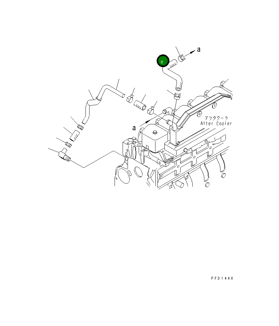 Шланг 6736-11-4440 Komatsu