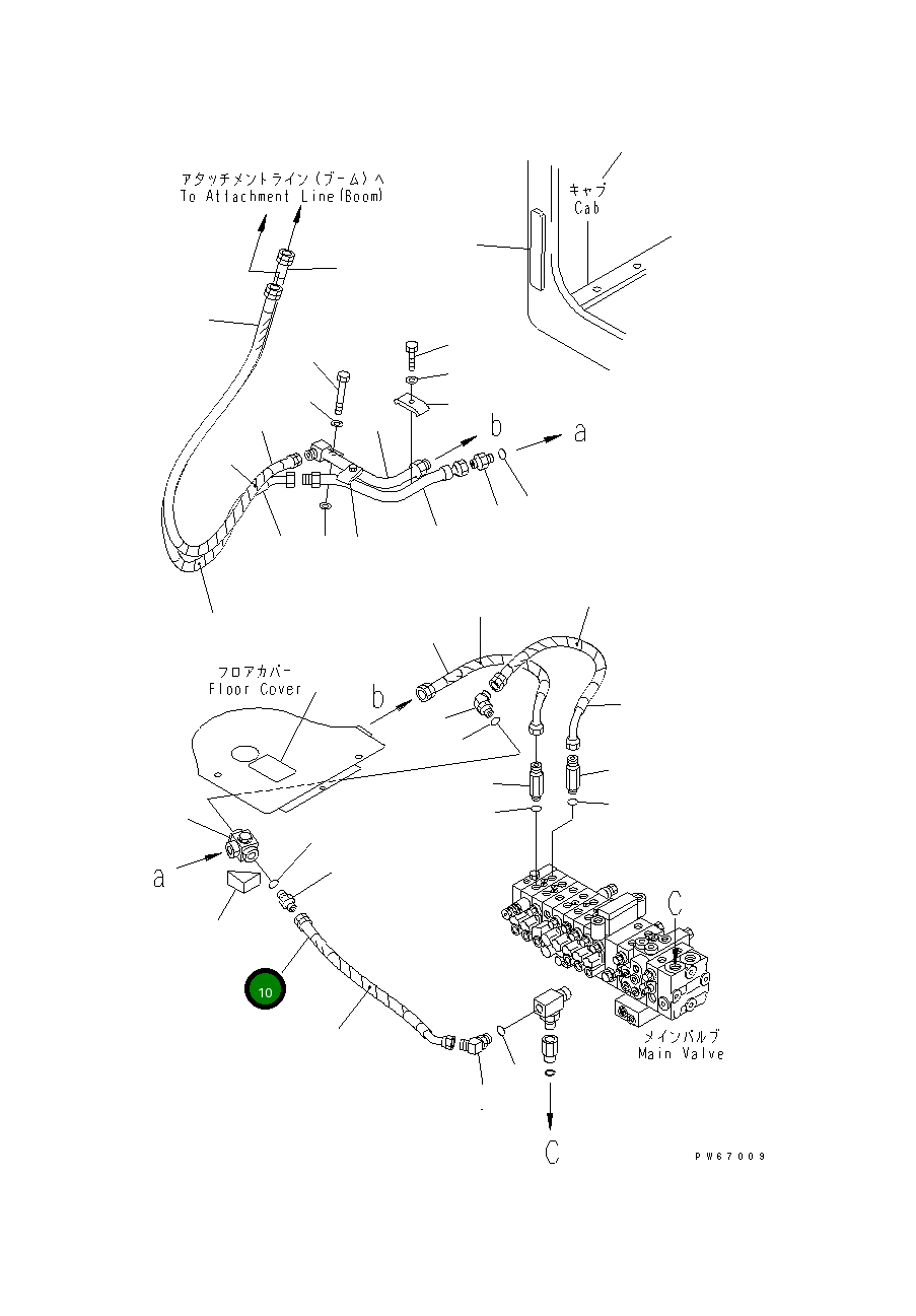 Шланг 22F-973-1340 Komatsu