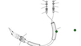 Шланг 21W-62-R2191 Komatsu