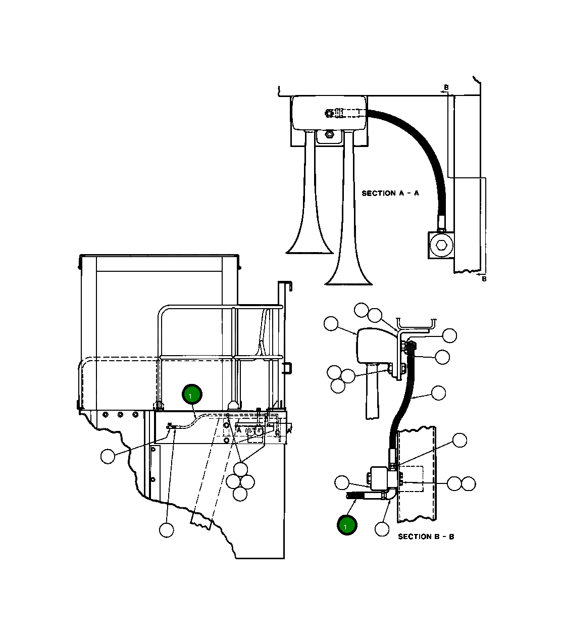 Шланг TA1968 Komatsu