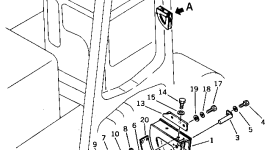 Гайка 01580-10405 Komatsu