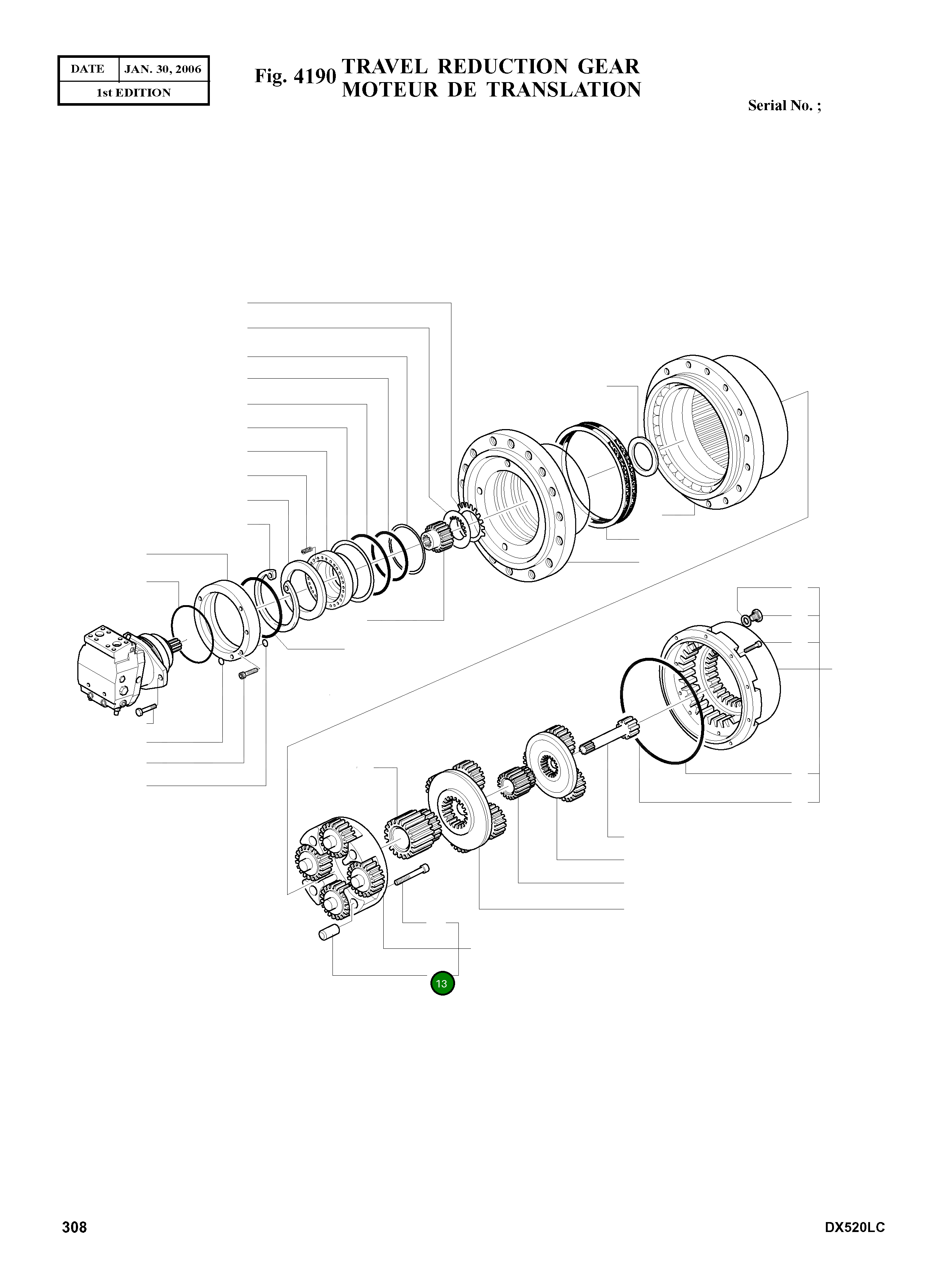 Втулка 2.408-00040 Komatsu