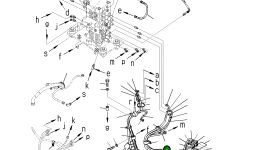 Шланг 21K-62-73450 Komatsu