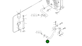 Шланг 23A-03-21740 Komatsu