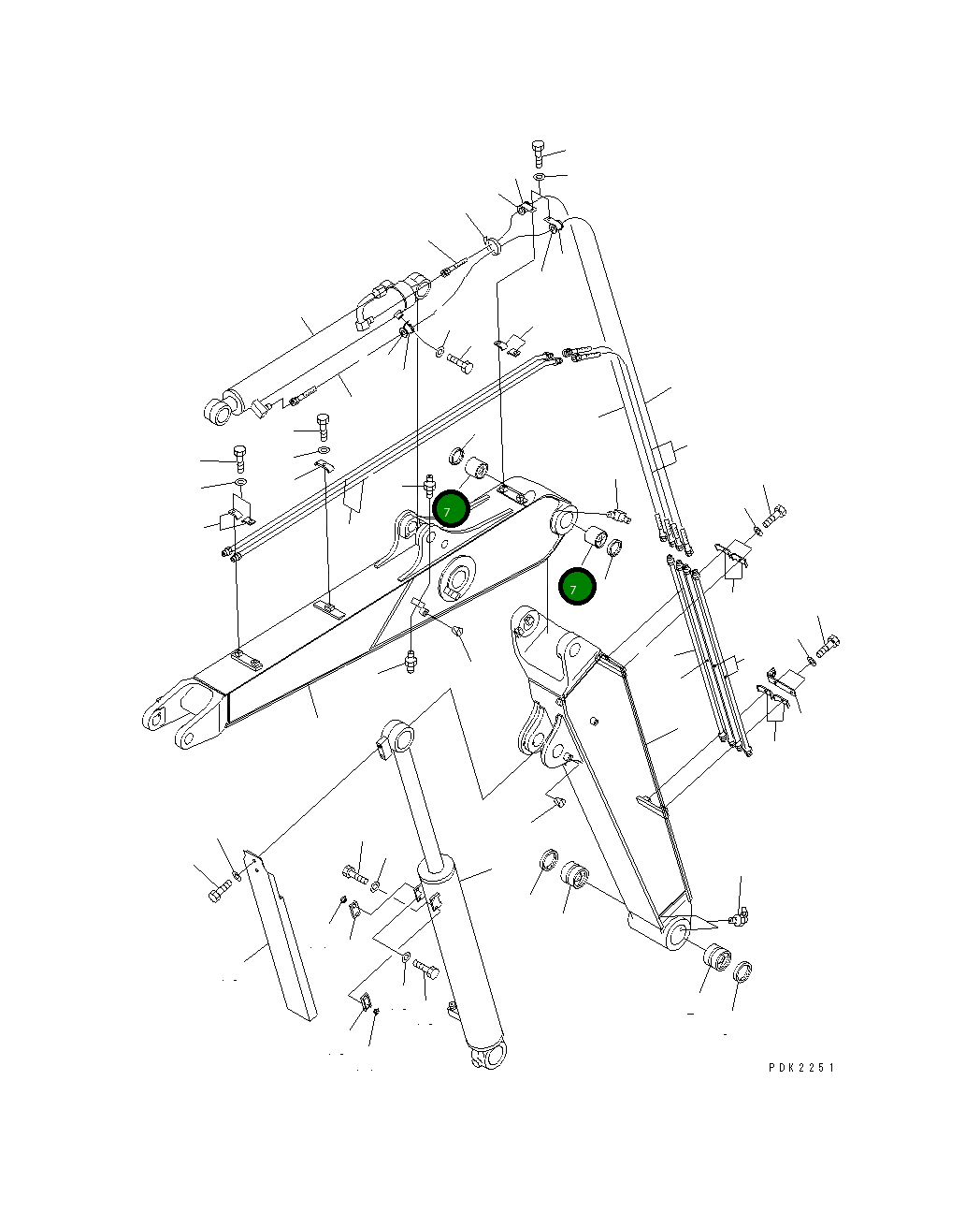 Втулка 20S-70-82540 Komatsu