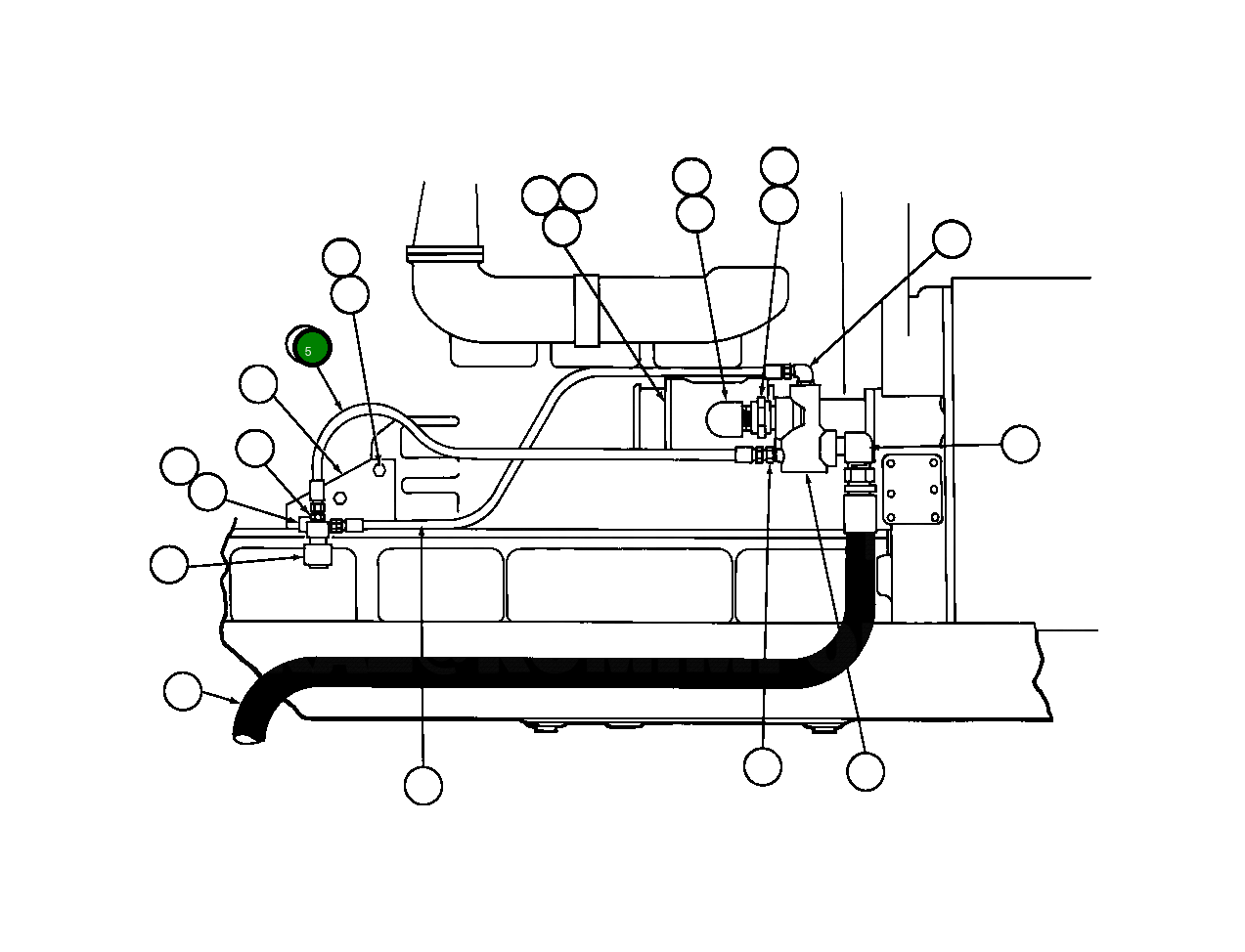 Шланг VM4249 Komatsu
