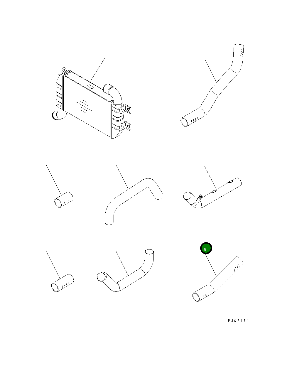 Шланг 6738-11-4770 Komatsu