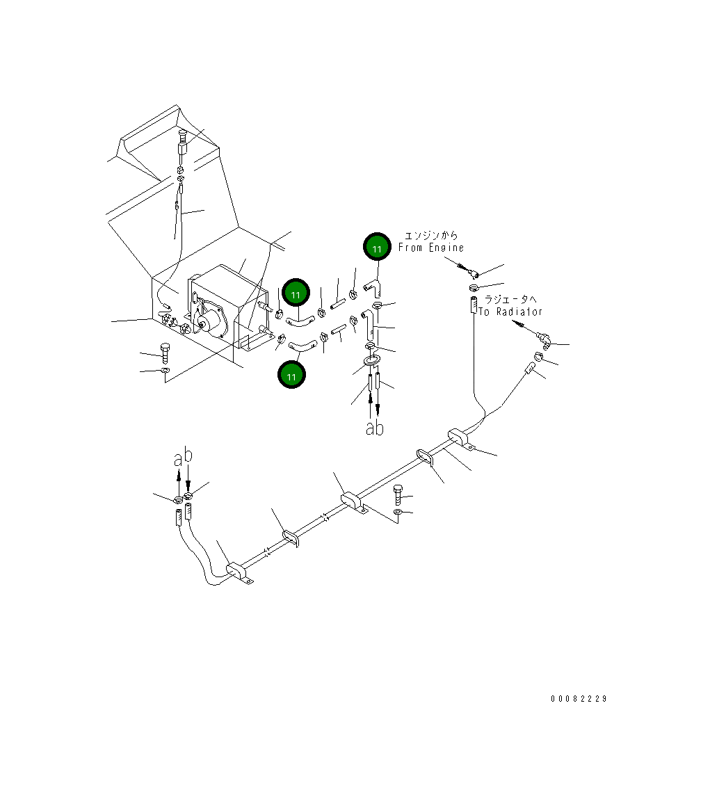 Шланг 23A-817-1560 Komatsu