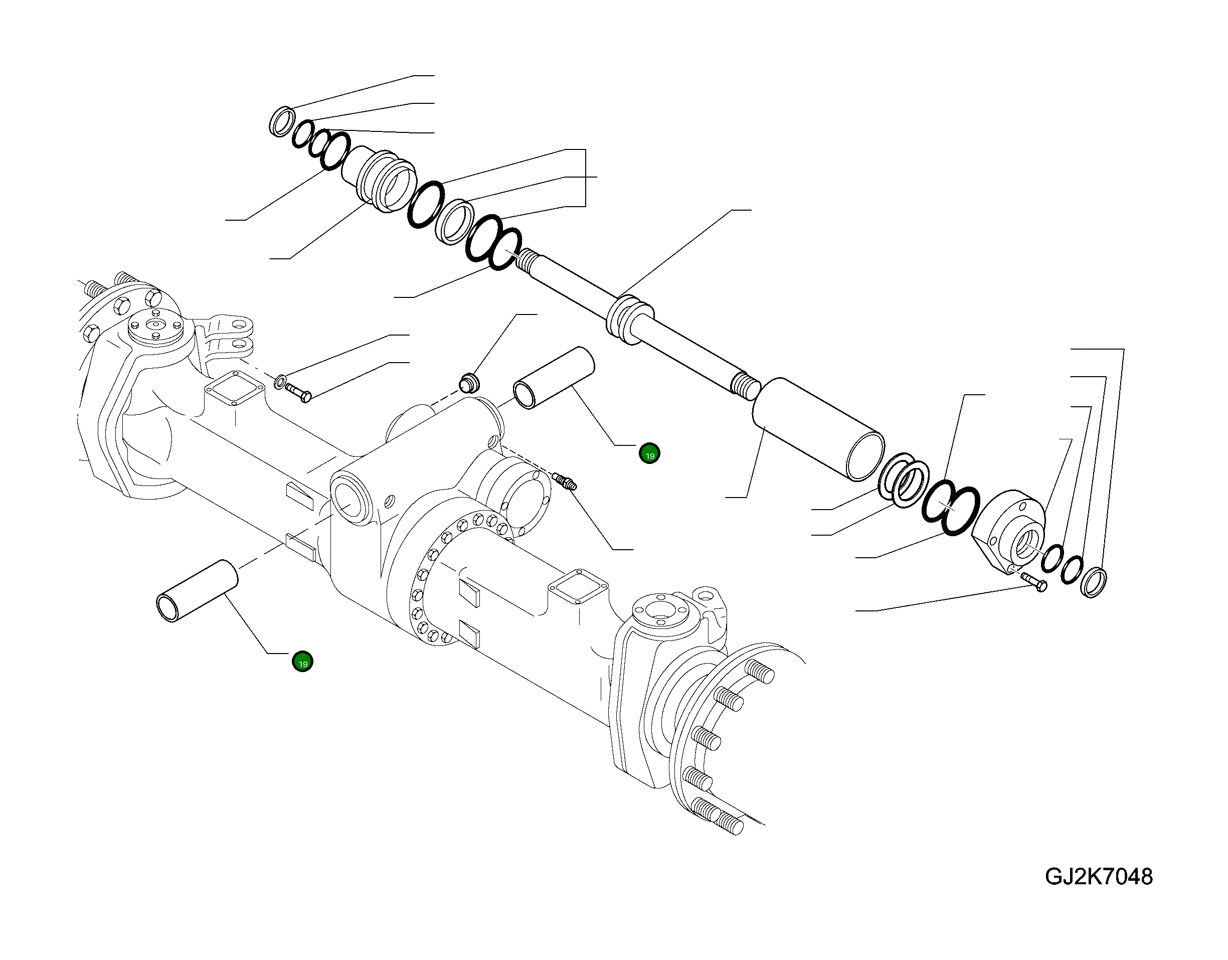 Втулка 20J-23-H0P01 Komatsu