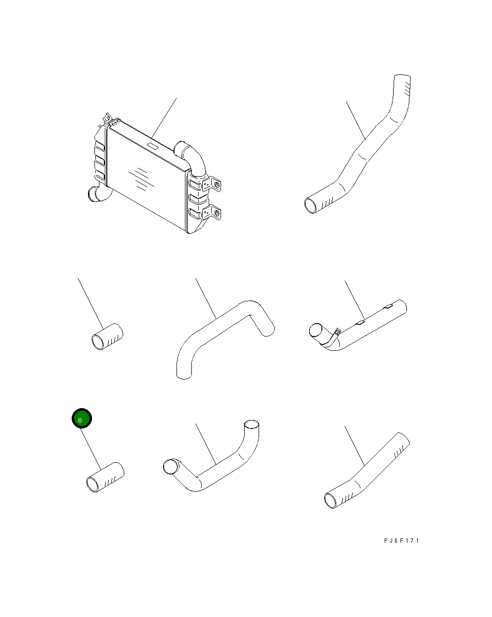 Шланг 6738-11-4750 Komatsu