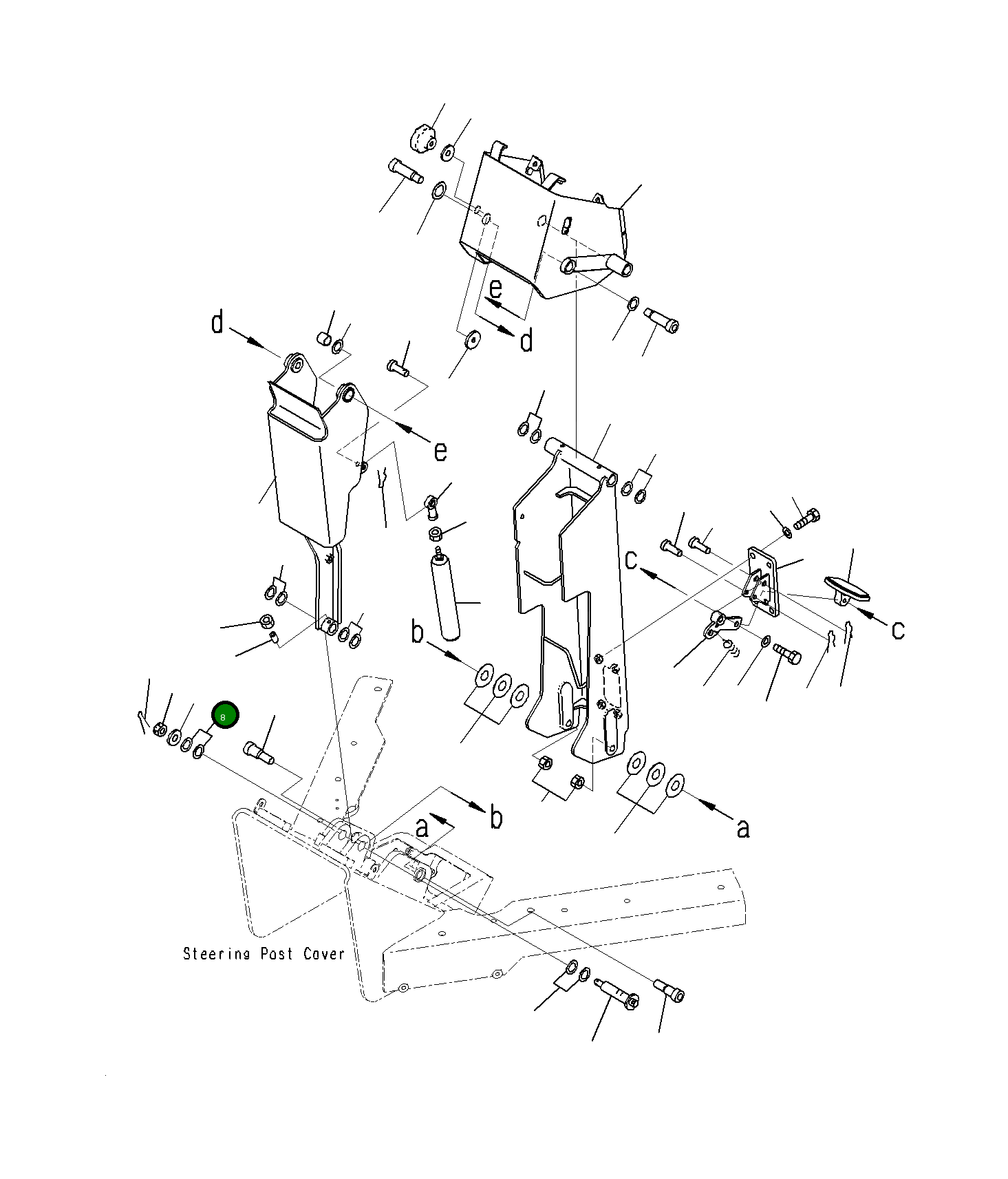 Винт 01310-20816 Komatsu