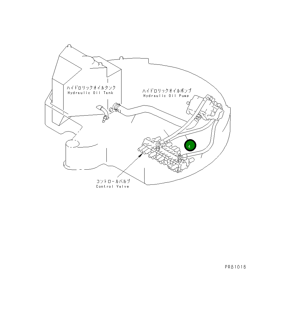 Шланг YM172422-78120 Komatsu