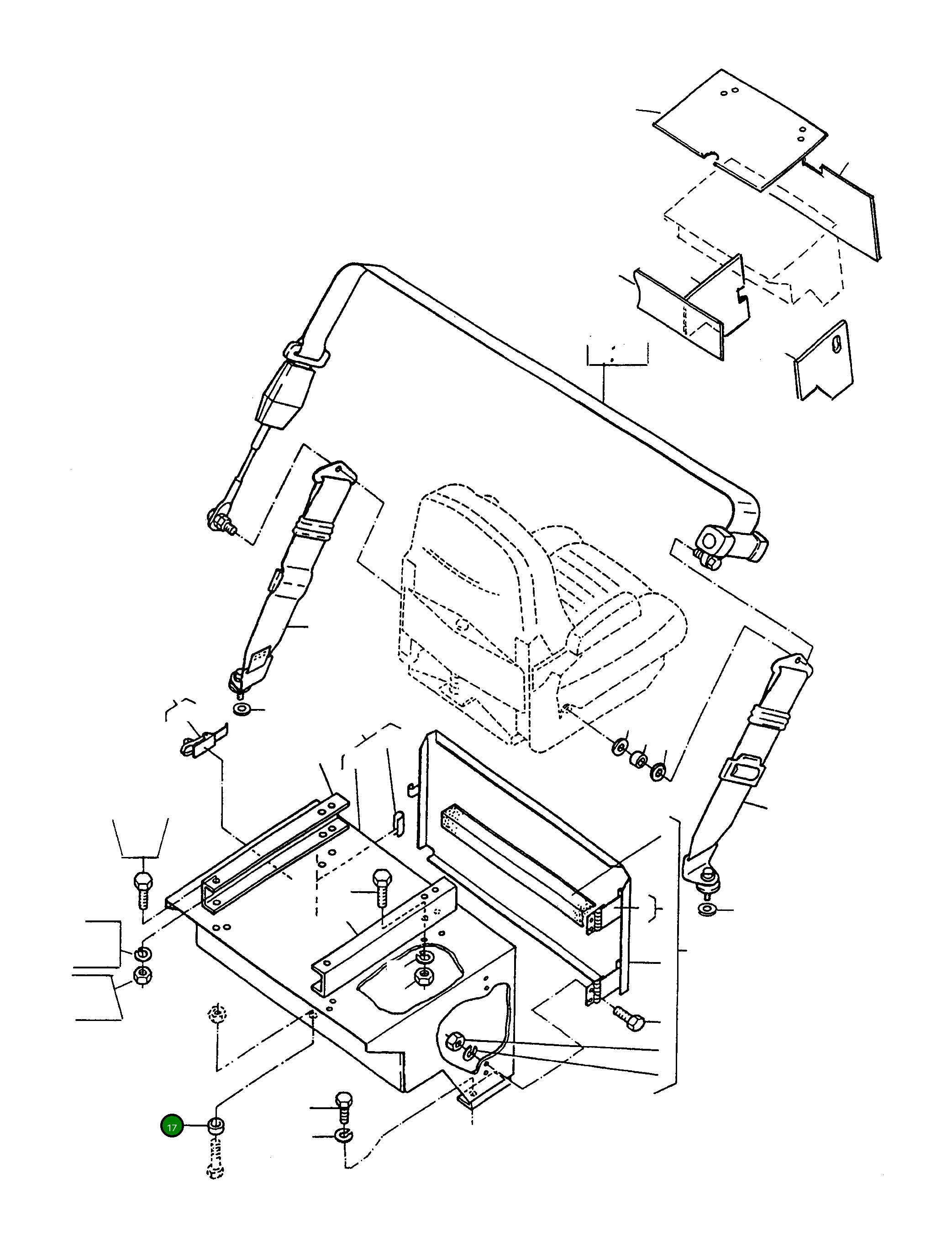 Втулка 2969658M1 Komatsu