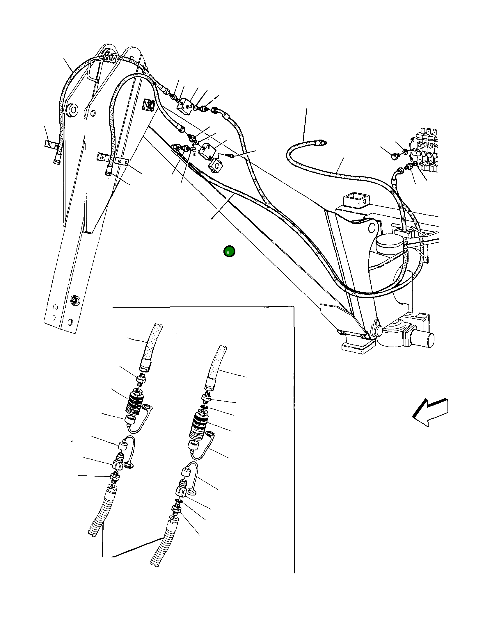 Шланг U2707010B Komatsu
