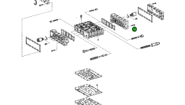 Винт с цилиндрической головкой 0736 101 257 Komatsu
