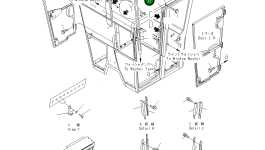 Шланг 23B-951-6450 Komatsu