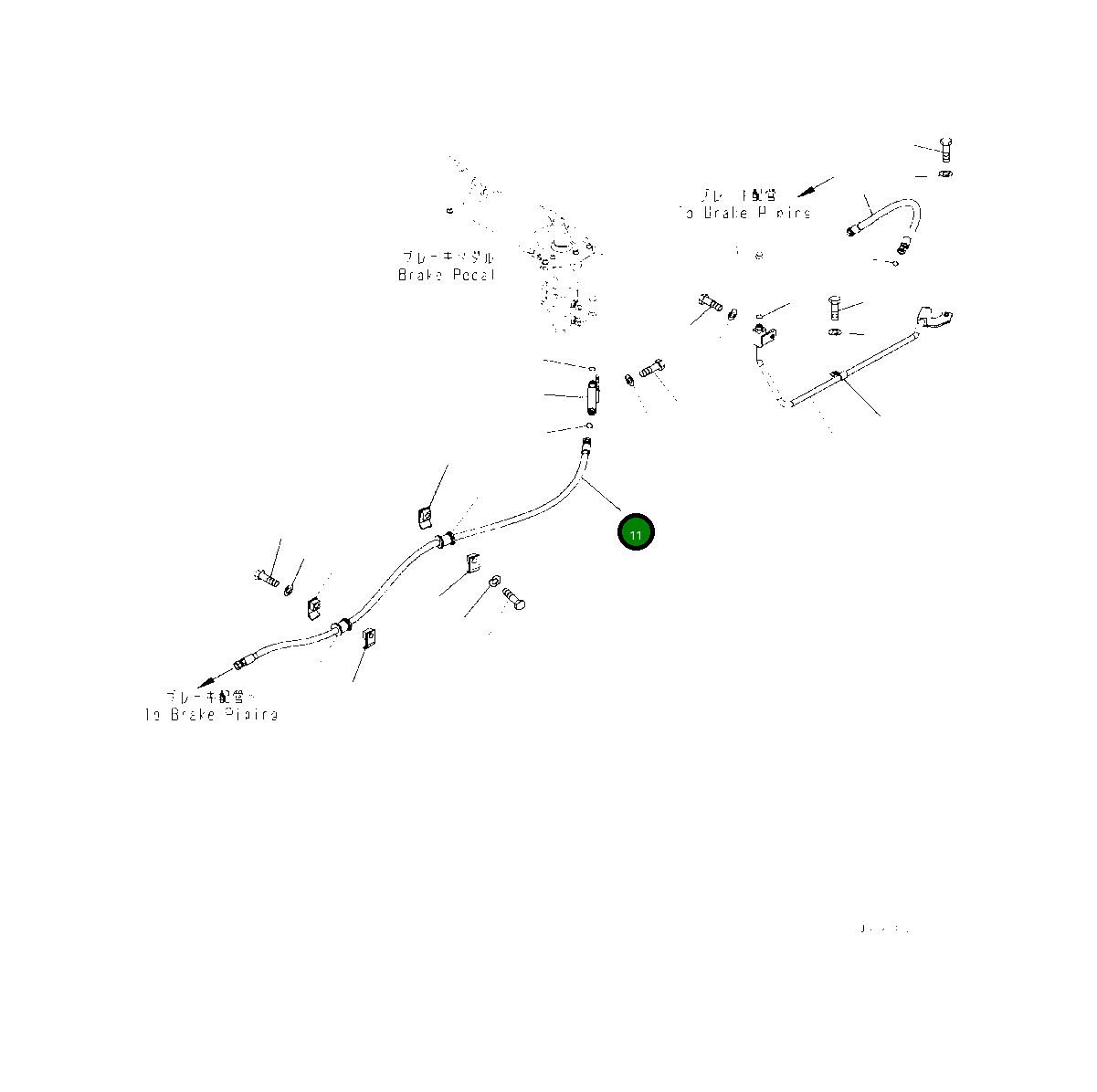 Шланг 419-43-57970 Komatsu