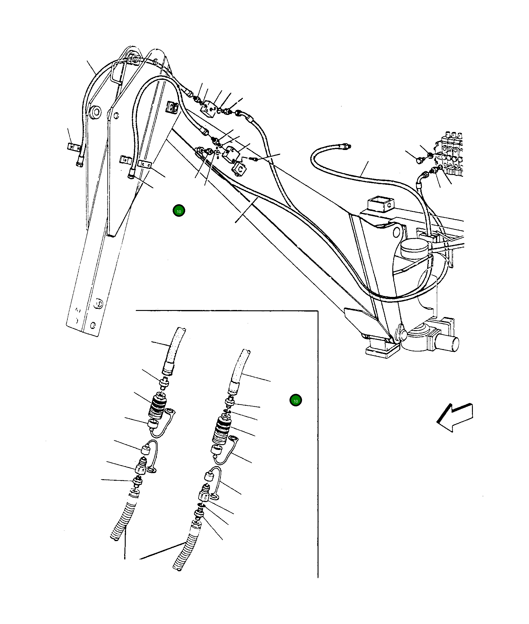 Шланг U3307002A Komatsu