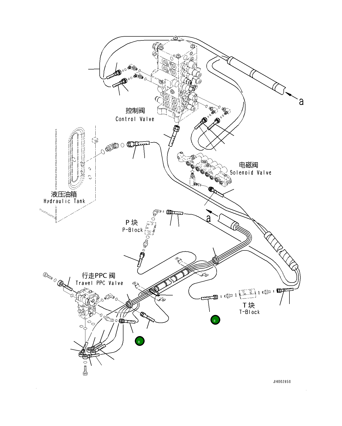 Шланг 21K-62-76810 Komatsu