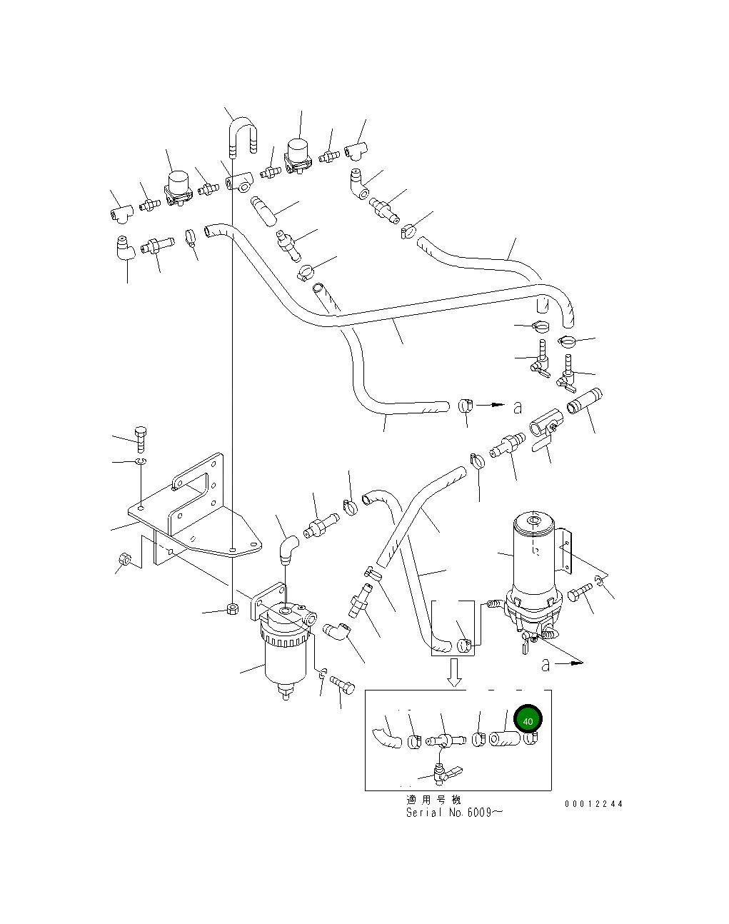 Шланг 267-19-12005 Komatsu