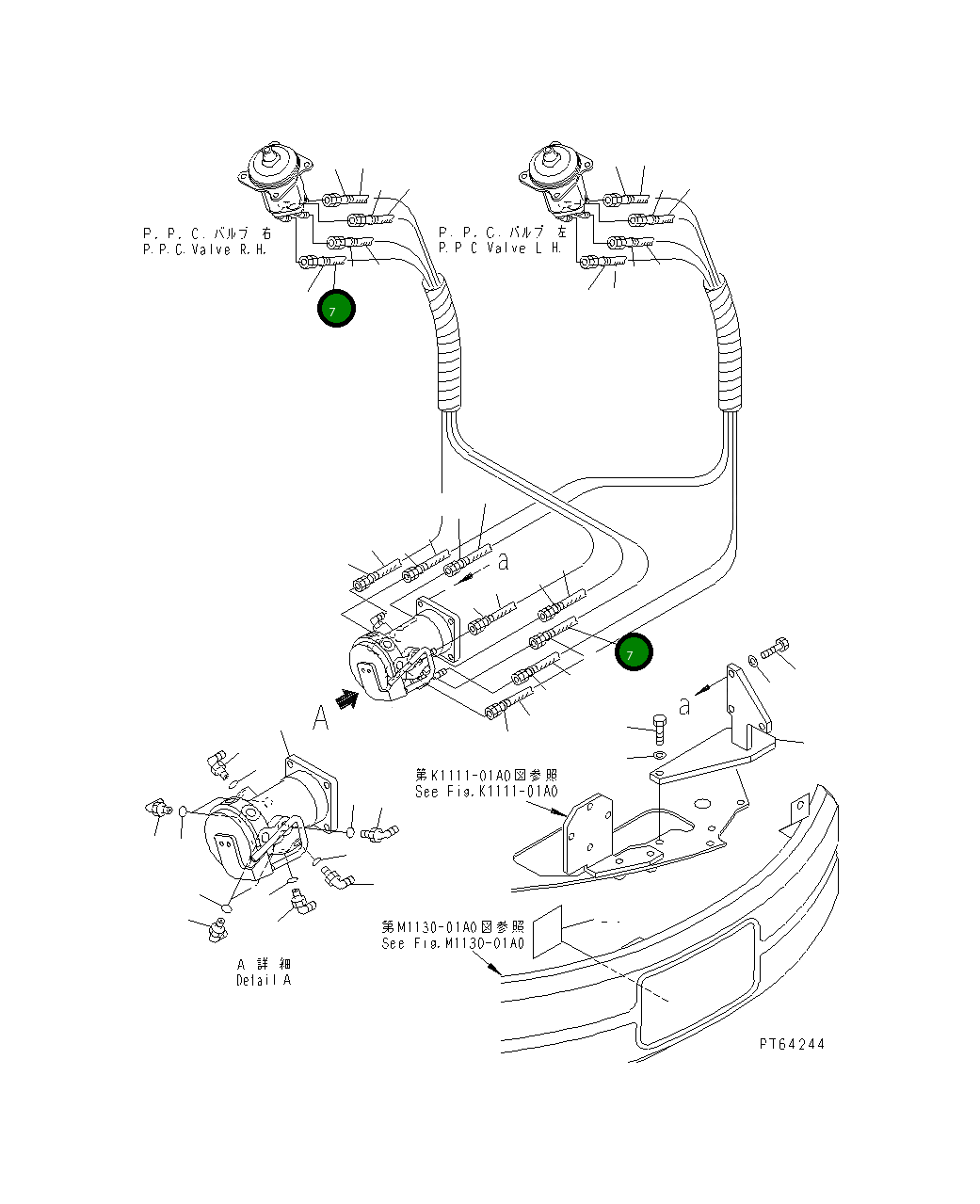Шланг 21U-62-34560 Komatsu