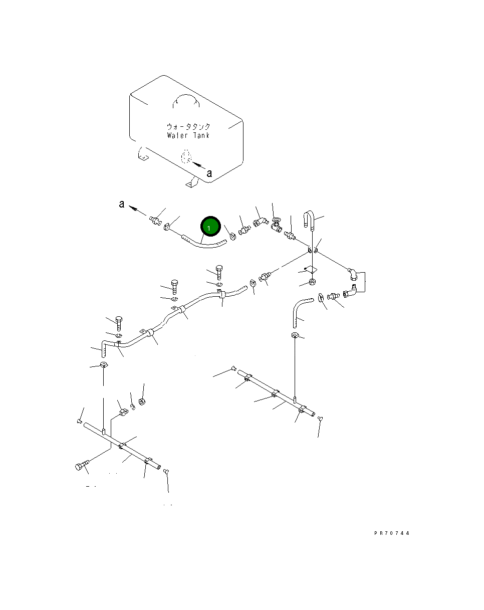 Шланг 267-19-12017 Komatsu
