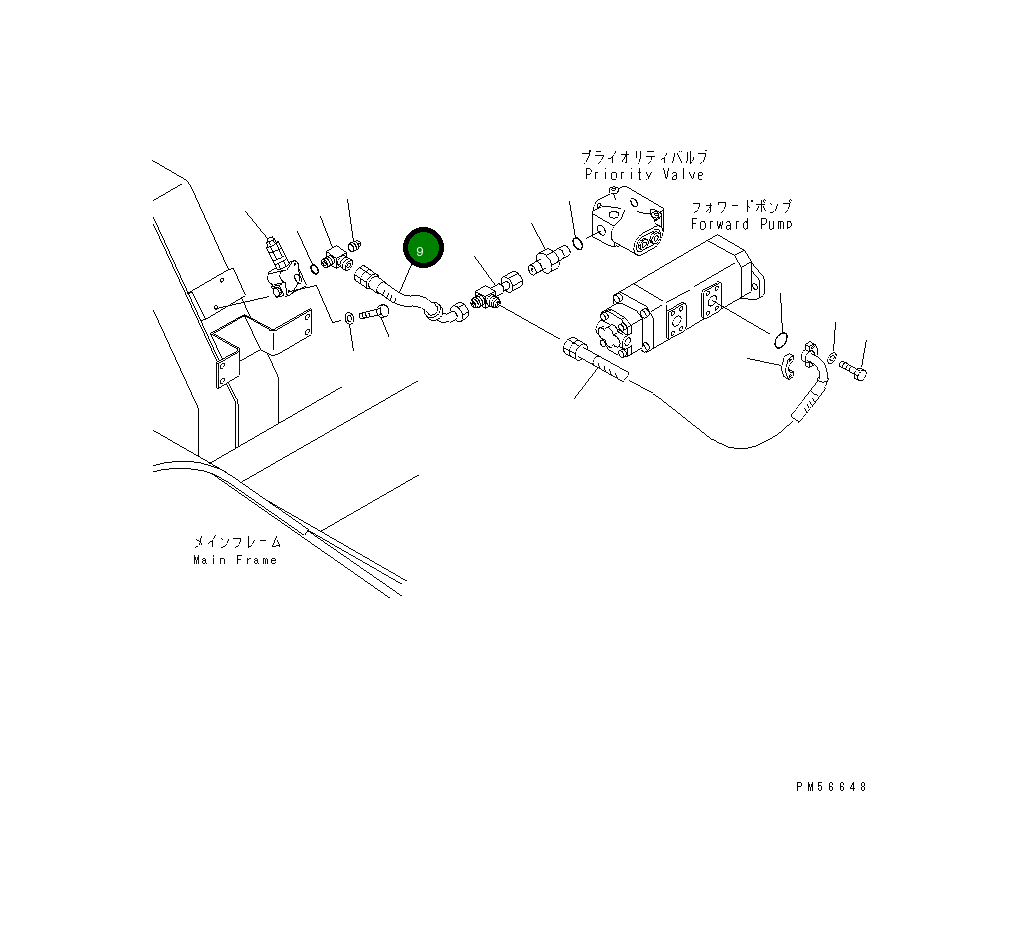 Шланг 262-60-74430 Komatsu